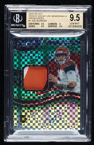 2020 Panini Select Joe Burrow #RSM-JBU