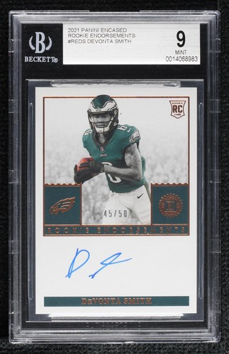 2021 Panini Encased DeVonta Smith #RE-DS