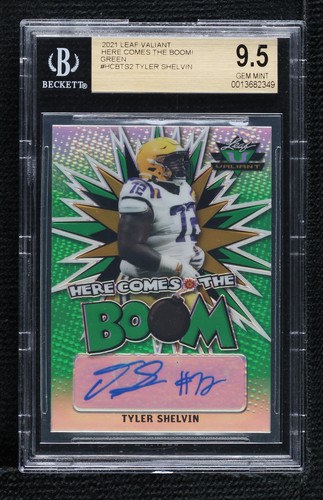 2021 Leaf Valiant Tyler Shelvin #HCB-TS2
