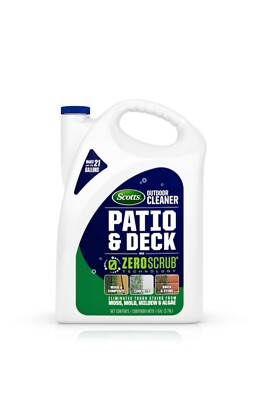 Scotts 64oz Concentrate Patio & Deck Cleaner ZERO SCRUB. Make Up To 10.5 Gallons