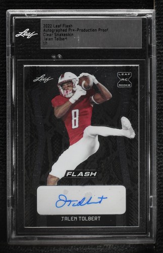 2022 Leaf Flash Jalen Tolbert #BA-JT1