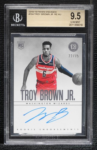 2018-19 Panini Encased - Troy Brown Jr. #104