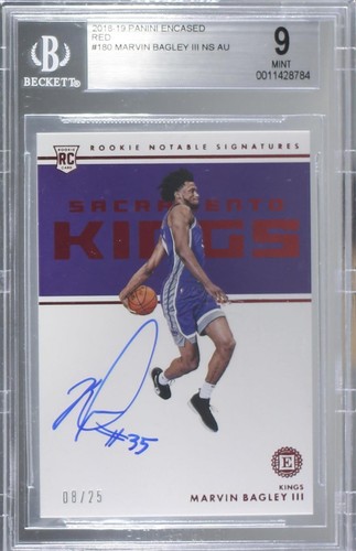 2018-19 Panini Encased - Marvin Bagley III #180