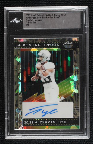 2022 Leaf Valiant Travis Dye #RS-TD1