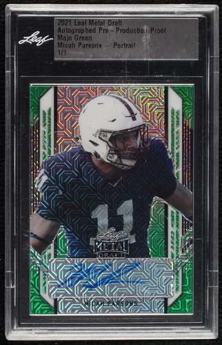 2021 Leaf Metal Draft Micah Parsons #PA-MP1