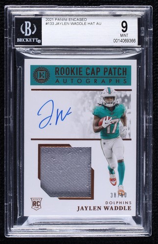 2021 Panini Encased Jaylen Waddle #133