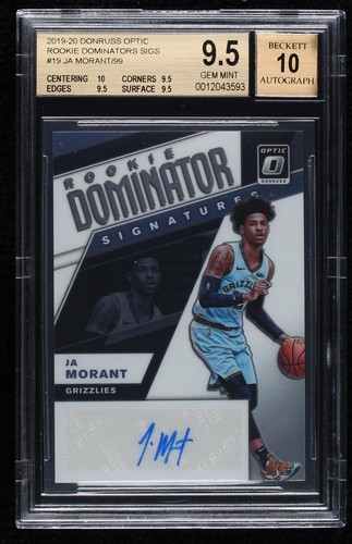 PSA10 2019ドンラスオプティック ジャモラント マイハウスホロ ルーキー PSA 10 2019-20 Donruss Optic Ja Morant My House Holo Prizm
