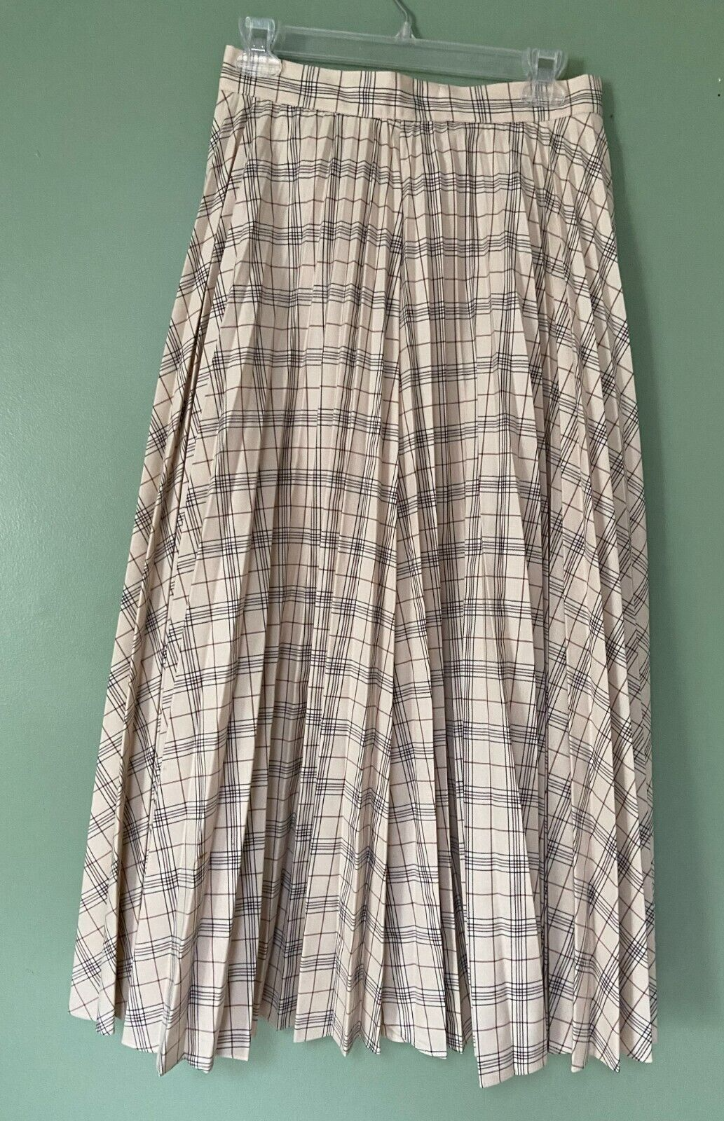 louren accordion pleats skirt beige s
