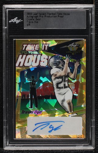 2022 Leaf Valiant Travis Dye #TH-TD1