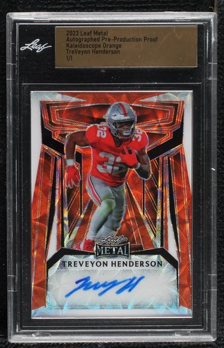 2023 Leaf Metal Treveyon Henderson #BA-TH1