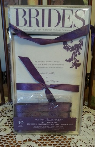 Gartner Studios Print Your Own 80 Wedding Invitations  80- Programs---kit