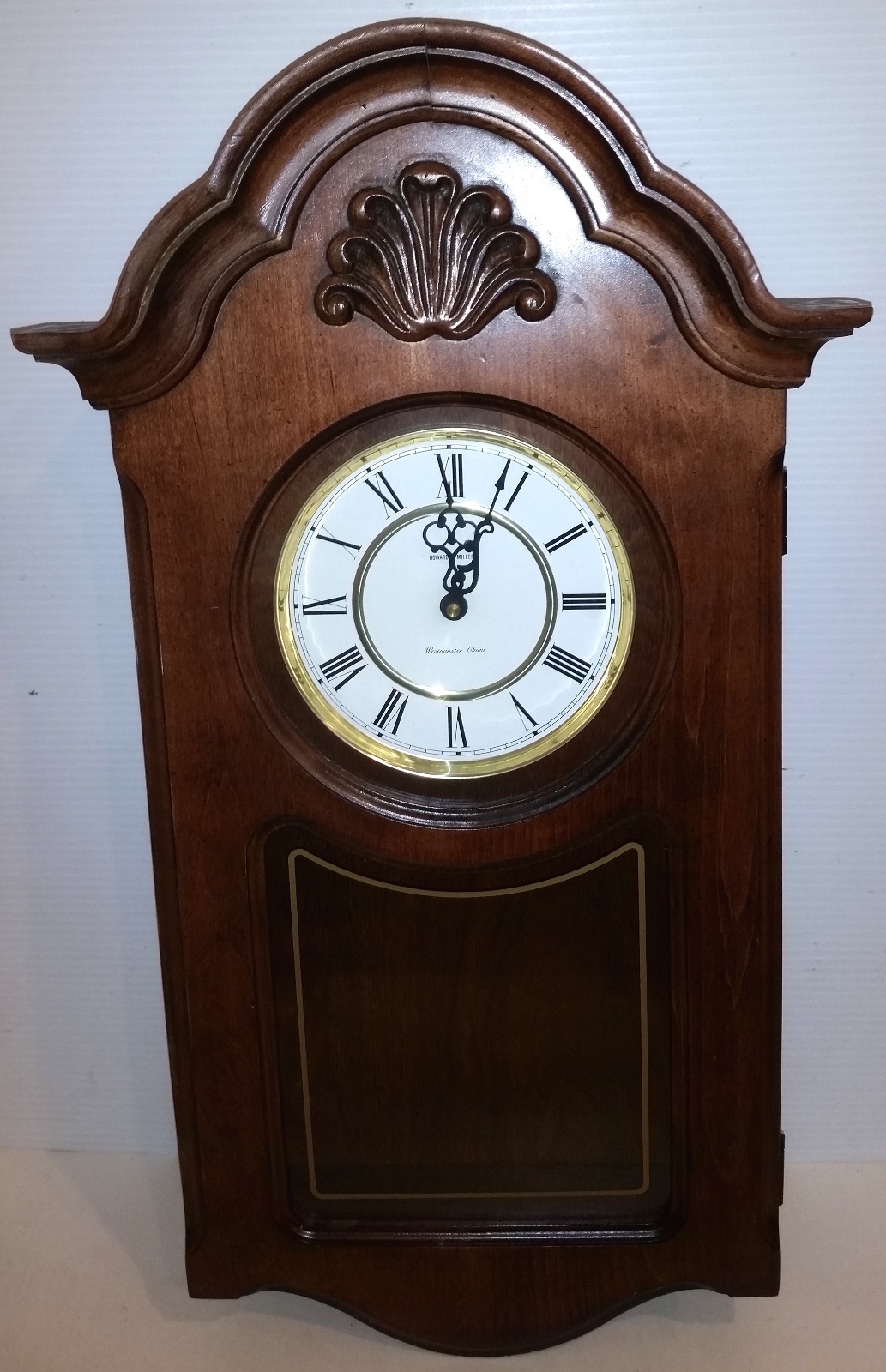 未開封　Ahmad Miller / Say Ah! 12inch Howard Miller #612-224 Walnut Triple Chime Wall Clock | eBay