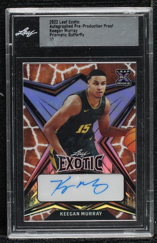 2022 Leaf Exotic - Keegan Murray #EA-KM1