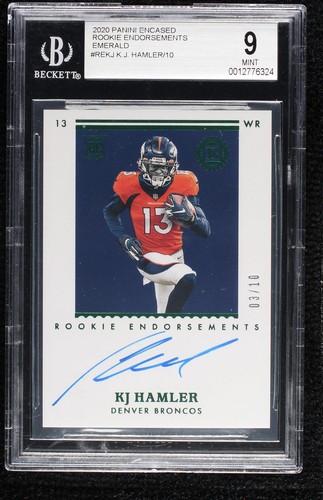 2020 Panini Encased KJ Hamler #RE-KJ