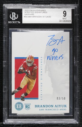 2020 Panini Encased Brandon Aiyuk #SCS-BA