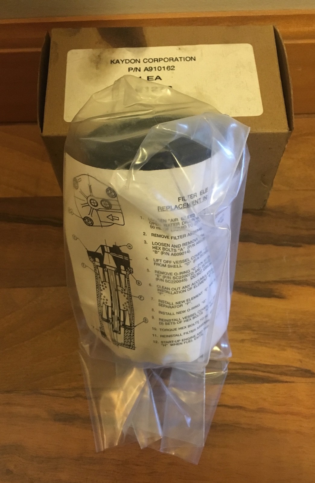 FUEL FILTER KIT HMMWV M998 HUMVEE M1025 M1097 KAYDON A910162 4330-01-190-3579