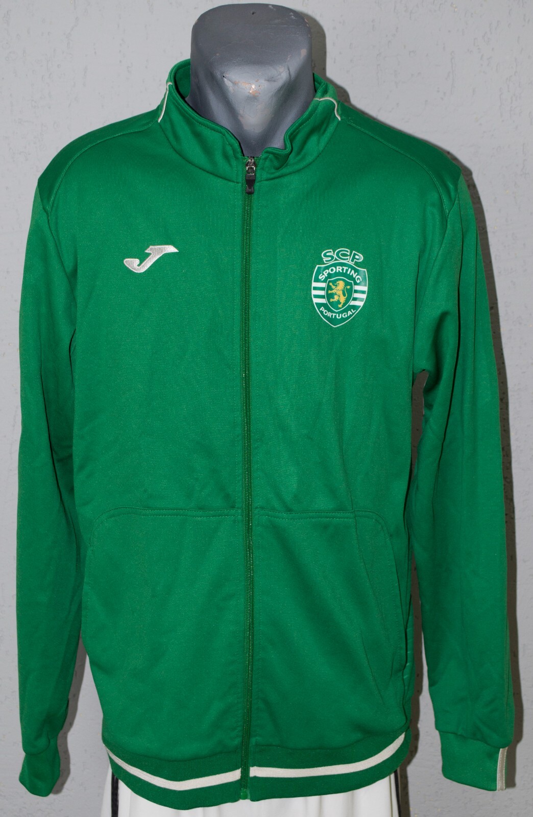 SCP Sporting Jacket Sweatshirt Green Football Mens Soccer
