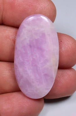 50 CT NATURAL TRANSLUCENT PINK KUNZITE OVAL CABOCHON PENDANT GEMSTONE ES-520