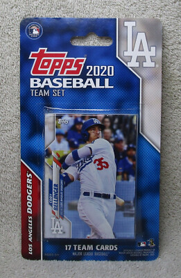 2020 Topps LOS ANGELES DODGERS Sealed 17 Card Team Set LA WORLD SERIES CHAMPIONS