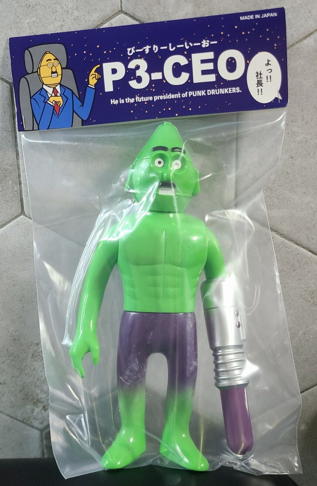 Punk Drunkers P3-CEO Hulk Colour PDS C3PO Japan Vinyl Sofubi Punk Drunkers P3-CEO Hulk Colour PDS C3PO Japan Vinyl Sofubi