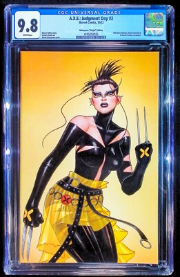 AXE JUDGMENT DAY #2 DAVID NAKAYAMA VIRGIN EDITION MARVEL 2022 X-23 CGC 9.8 NM/M