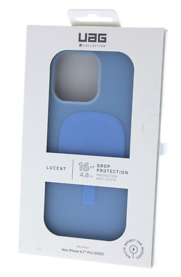 UAG Lucent 2.0 Case with MagSafe for iPhone 14 Pro Max Cerulean Blue