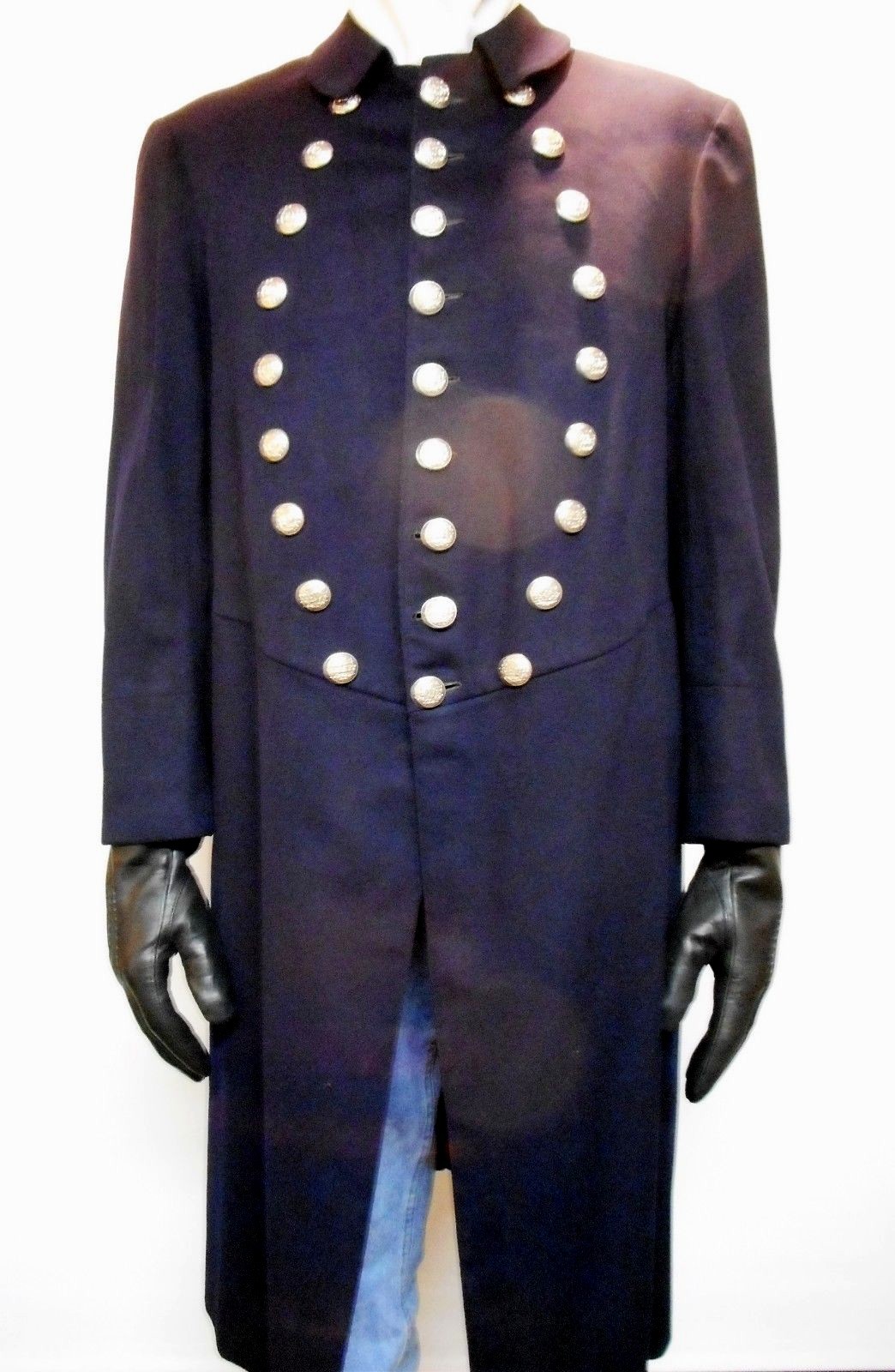 Vintage Antique Fireman Wool Uniform Frock Coat, Hazleton, Pa., Fire Dept. 1905