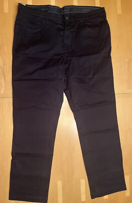 NEW PERRY ELLIS BLUE MENS 38x30 PORTFOLIO SLIM CASUAL 5 POCKET JEANS STRETCH