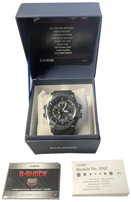 Pre-owned Casio G-shock Mudmaster Men's Wirst Watch Gsg-100-1a In Box