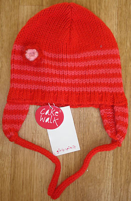 Cakewalk red hat baby girl winter 12-18-24 m 1-2 y BNWT designer
