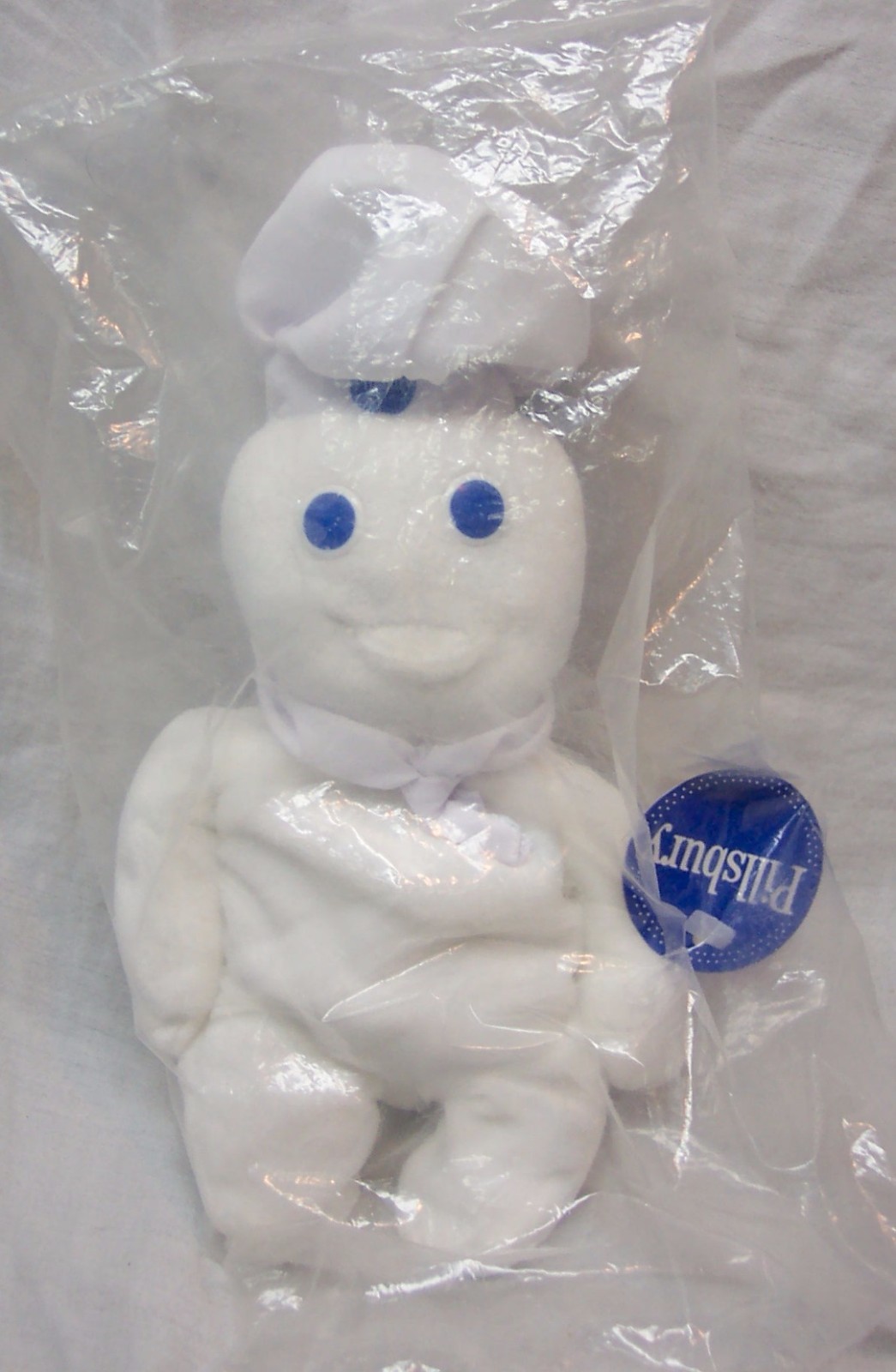 レア　Pillsbury Doughboy ぬいぐるみ15→11 RARE Pillsbury Doughboy Plush Poppin' Fresh Doll 25th
