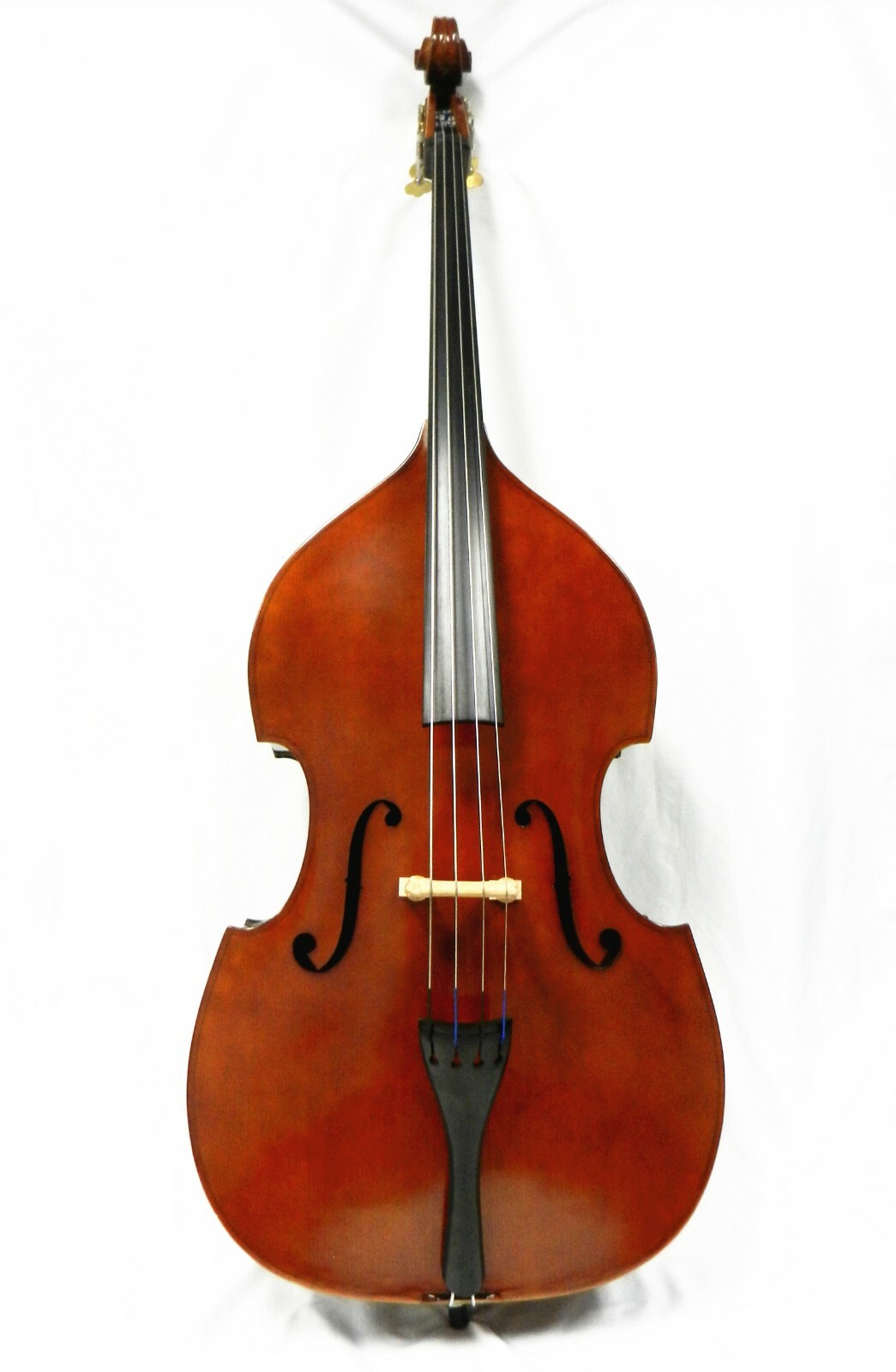 NEW DOUBLE BASS 4/4-1/10 SIZE  SET UP W/ADJUSTABLE BRIDGE -READY TO PLAY!