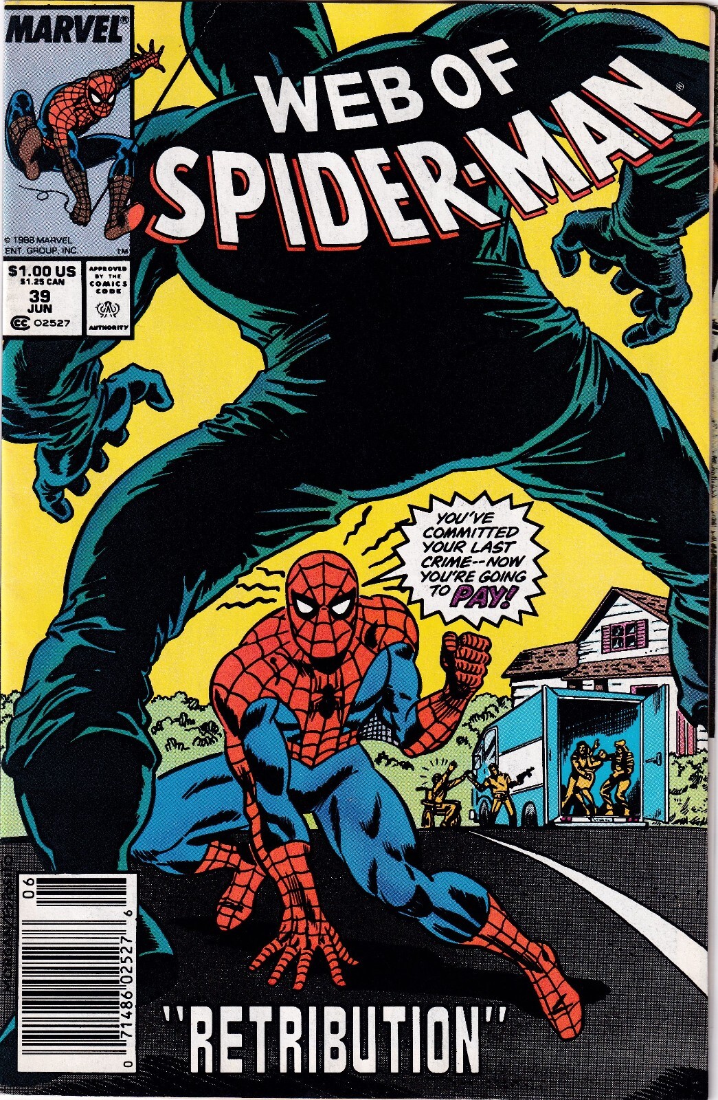 Web of Spider-man #39 VF (1985 series) Marvel Comics | eBay