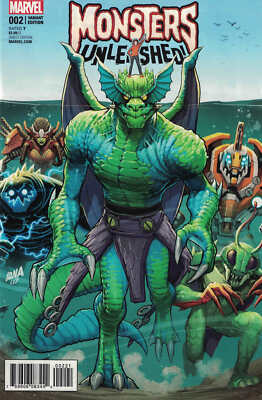 Monsters Unleashed #2 1:25 David Nakayama Variant Marvel 2nd Series 2017