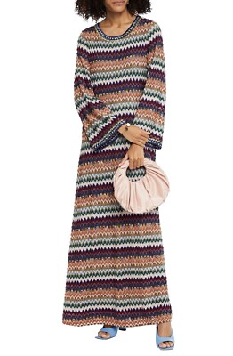 $1895 NEW MISSONI KAFTAN MAXI DRESS SWIMSUIT COVERUP ZAGZAG 38 2 FITS 40 4 42 6