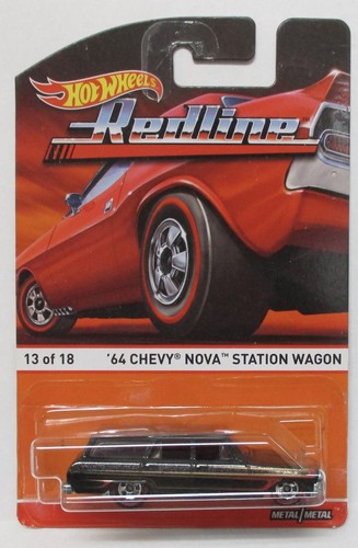HOT WHEELS REDLINE '64 CHEVY NOVA STATION WAGON 13 OF 18 C HERITAGE