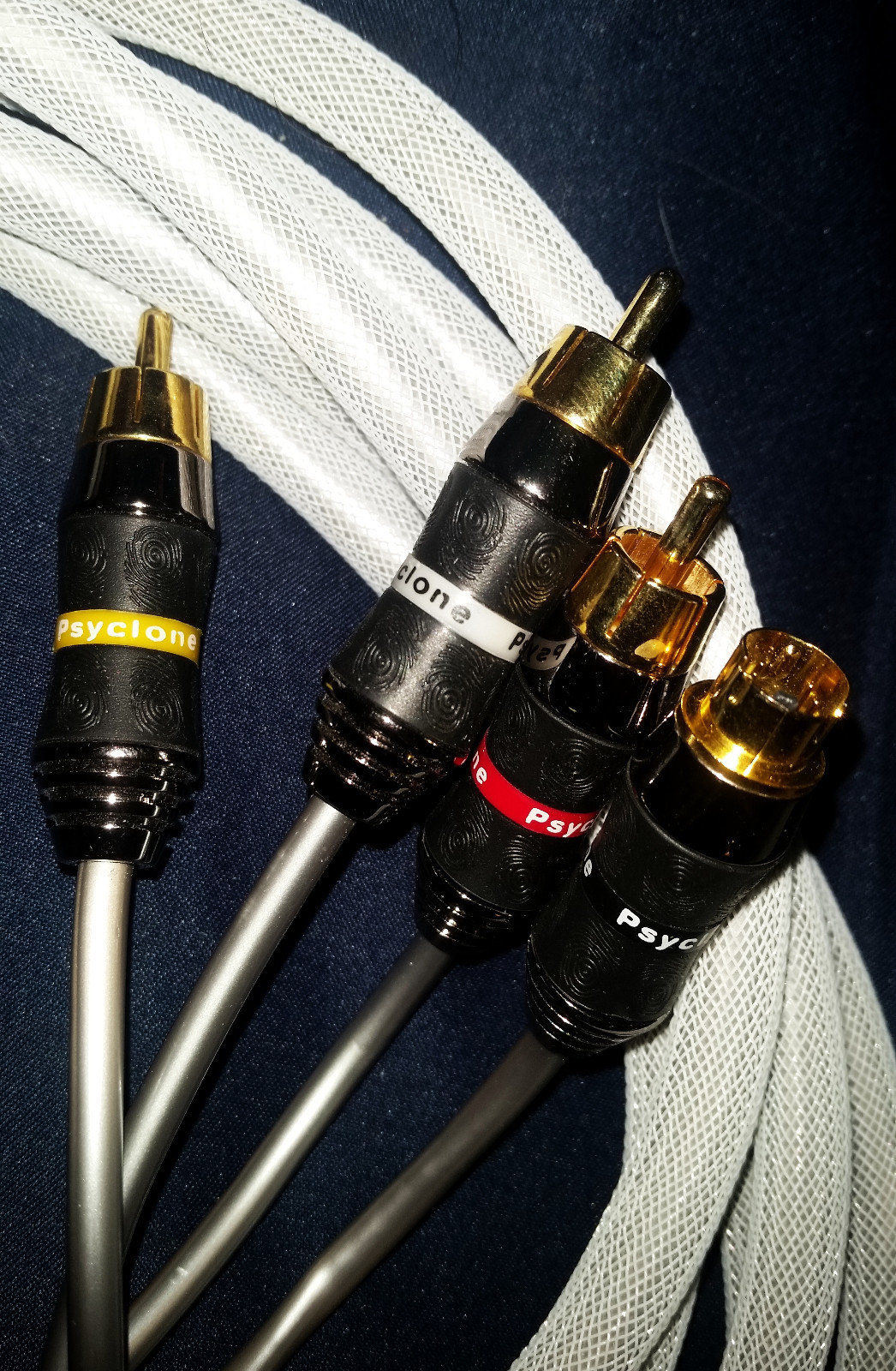 PSYCLONE S-Video12'  AV Composite RCA Video Cable Playstation PSX PS2 PS3 HTF!