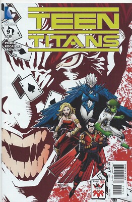 TEEN TITANS #9 JOKER 75th ANNIVERSARY VARIANT AUG 2015 DC NEW 52 NM COMIC BOOK 1