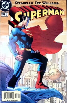 Superman #204 - High Grade Classic Jim Lee Cover