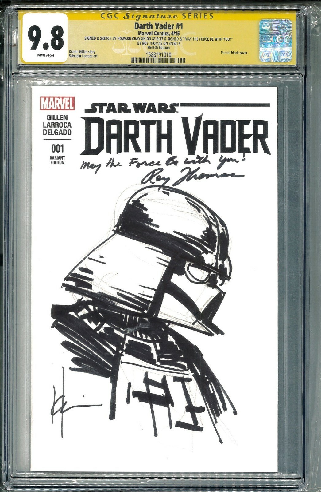 Darth Vader #1 CGC 9.8 SS Howard Chaykin & Roy Thomas | eBay