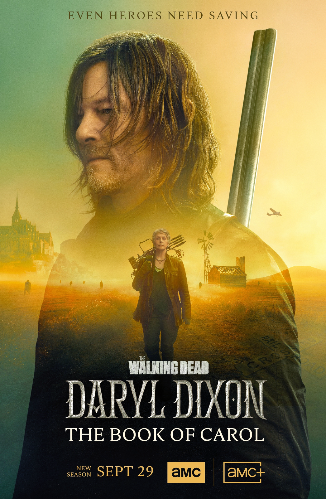 鉛筆画　The Walkng Dead-Darly Dixon WALKING DEAD Daryl Dixon Pencil Drawing - Etsy