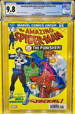 Amazing Spiderman: Facsimile Edition #129 (2023) CGC 9.8 (1st Punisher)!!