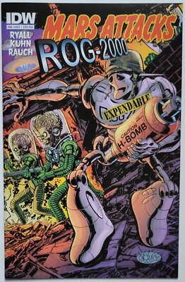 MARS ATTACKS Zombies vs Robots #1 RI JOHN BYRNE VARIANT IDW 2013 NM