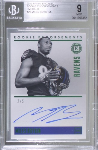 2019 Panini Encased Miles Boykin #RE-MBO