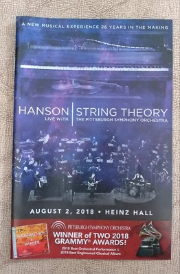 Hanson String Theory Concert Program Pittsburgh Symphony Orchestra Heinz Hall 