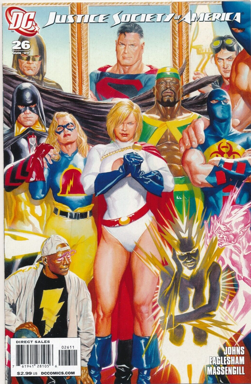 アメコミ・英語　JUSTICE SOCIETY OF AMERICA Justice Society of America (2006-) #26 by Geoff Johns, Dale