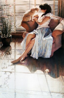 Steve Hanks, ''Ashley and Clyde'',  32.75''h x 21''w image, 1987