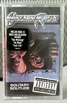 Meliah Rage Solitary Solitude Epic 1990 Sealed Hype Cassette New