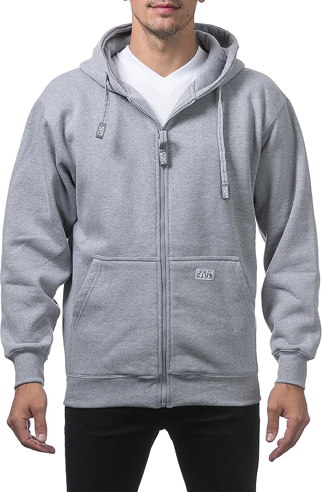 Pro Club Men's Heavyweight Fleece Full Zip UP Hoodies