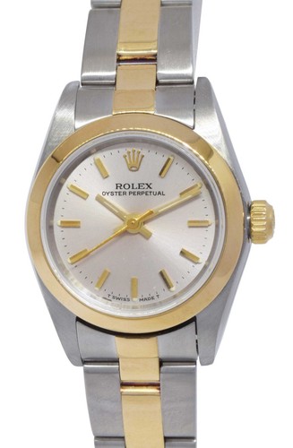 ブラス 豪華版　Brass：LancashireDeluxeEdition Rolex Oyster Perpetual Steel No Date Blue Roman Dial Ladies